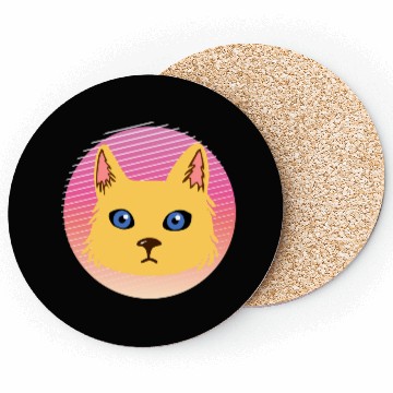 Discover 90s Retro Cat Coasters