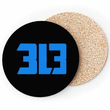 Discover detroit lions 313 Coasters
