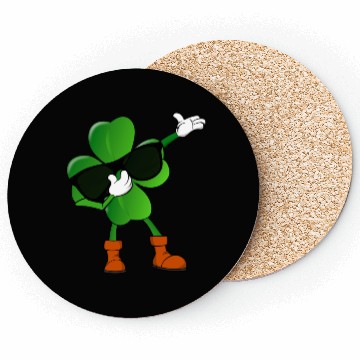 Discover Dabbing Irish Shamrock St Patrick s Day Coasters