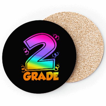 Discover Back To School Teacher Students 2nd Grade Coasters