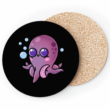 Discover Kawaii Octopus For Octopus Lover Coasters