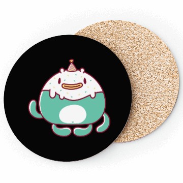 Discover Green Monster Party 7 Coasters