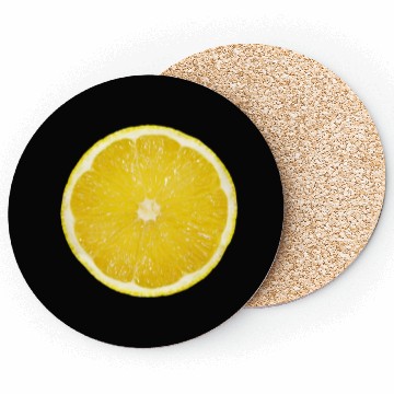 Discover Radiate Positive Lemon Slice. Juicy Slice Lemon Coasters
