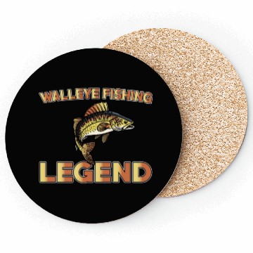 Discover Great Walleye Fishing Legend Coasters