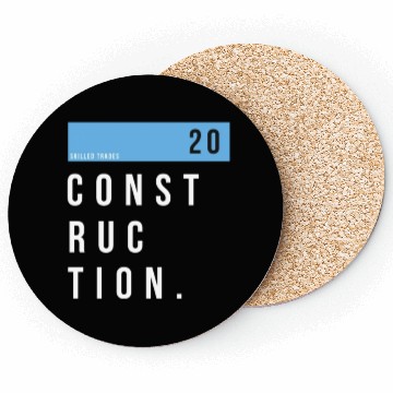 Discover Construction 20R Trades Coasters