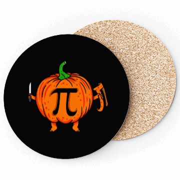 Discover Pumpkin Pi For Math Lover Coasters