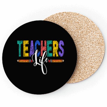 Discover Teacher Present Teaching Profession Study School Coasters