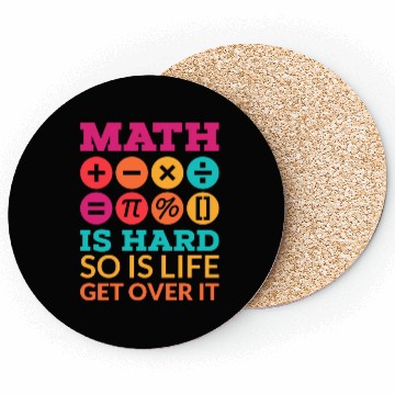 Discover Funny Math Teacher Mathematician Education Joke Coasters