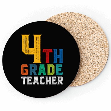 Discover 4th Grade Teacher Coasters
