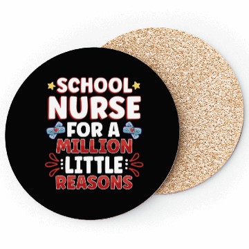 Discover School Nurse Nursing Clinic Medical Stuff School Coasters