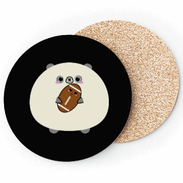 Discover Fantasy football panda cute Coasters