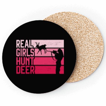 Discover Buck Deer Hunting Hunter Girl Coasters