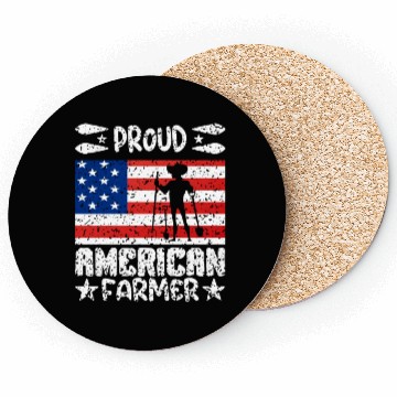 Discover Proud American Farmer Coasters