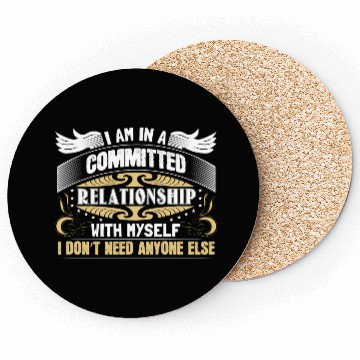 Discover Single Independent Party Gift Idea Coasters