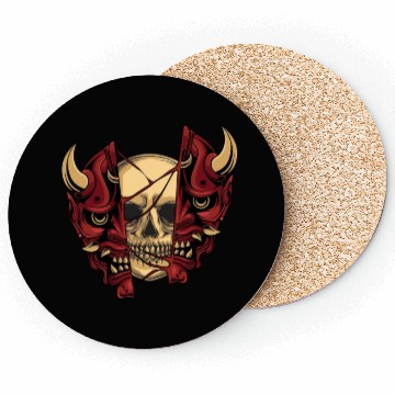 Discover Japanese style skull Coasters