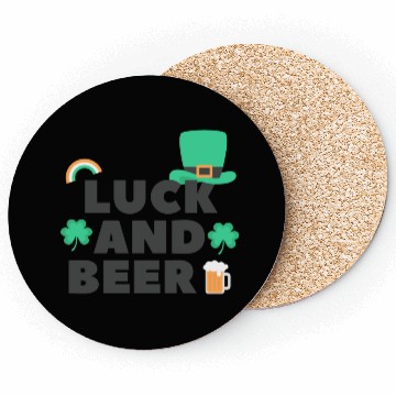 Discover St. Patrick's Day Luck and Beer Coasters