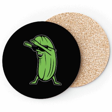 Discover Dabbing Pickle Coasters