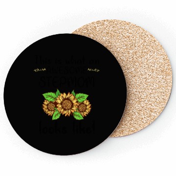 Discover Mothers Day Bonus Step Mom From Stepdaughter Coasters