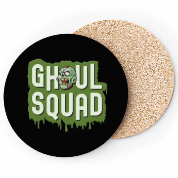 Discover Ghoul Squad Creepy Scary Zombie Cute Halloween Coasters