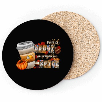 Discover Wild About Pumpkin Spice Coasters