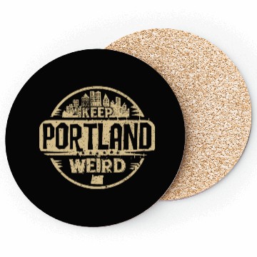 Discover Keep Portland Oregon Weird Funny Coasters