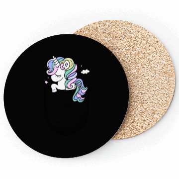 Discover Unicorn in the pocket Coasters