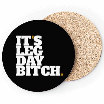 Discover leg day gym Coasters