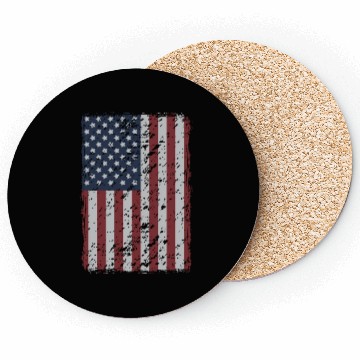 Discover Grunge American Flag - Patriotic Coasters
