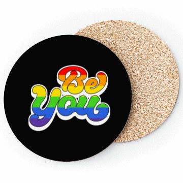 Discover Be You, LGBT Rainbow Coasters