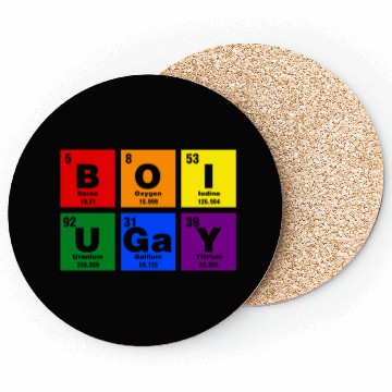 Discover BOI U Gay, LGBT Periodic Table Coasters