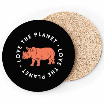 Discover Love the Planet - Rhino Coasters