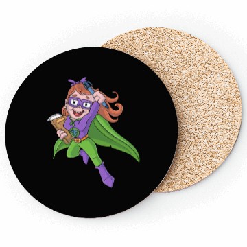 Discover Superhero Teacher Coasters