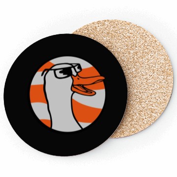 Discover Circle Logo Sunglasses Goose Coasters
