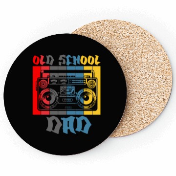 Discover Old School Dad Hip Hop Lover Coasters