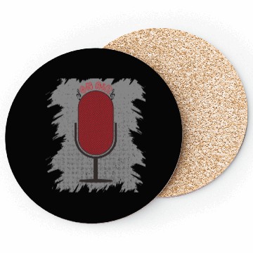 Discover On Air Microphone Coasters