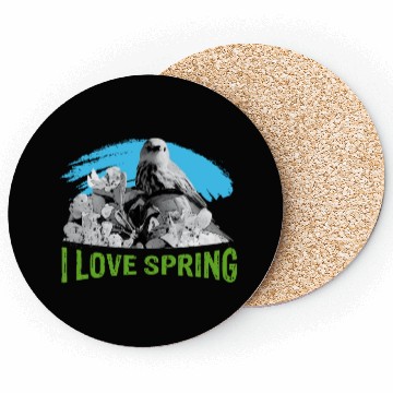 Discover I love SPRING with Eagle Coasters
