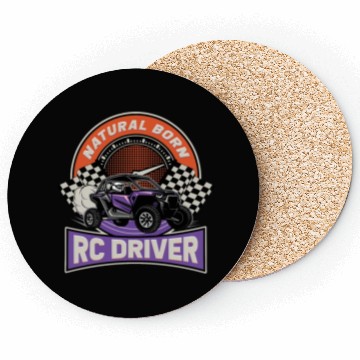 Discover Natural Born RC car Driver Racer Remote Controlled Coasters