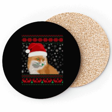 Discover Fox Ugly Christmas Lover Coasters