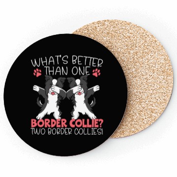 Discover Border Collie Whisperer Dog Lover Puppy Owner Pup Coasters
