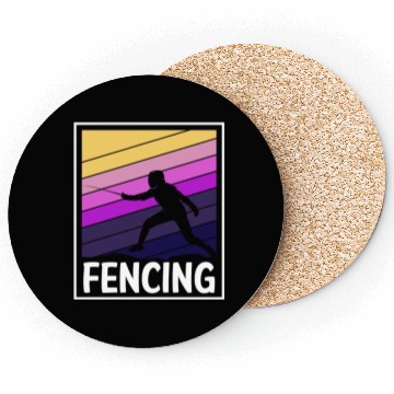 Discover Fencing Sport Duel En Garde Foil Coasters