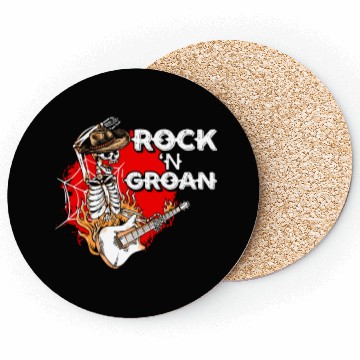 Discover Halloween Cowboy Skeleton Rocker Hand Rock Coasters