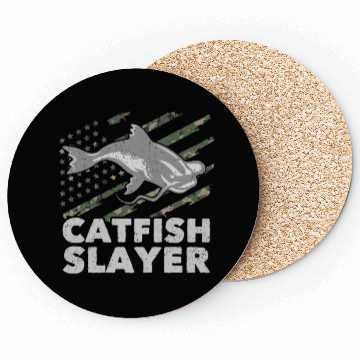 Discover Catfish Slayer - Wels Catfish Hunter Coasters