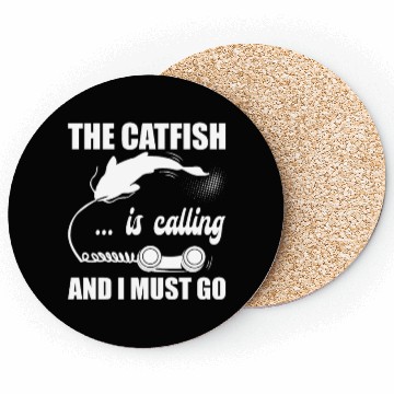 Discover Catfish Phone Call - Blue Catfish Slayer Coasters