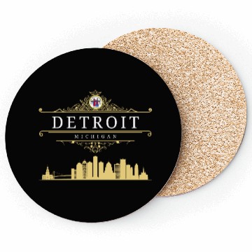 Discover Detroit Michigan Coasters