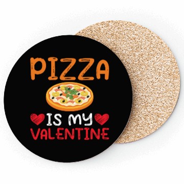 Discover Valentine Day Pizza Gift Coasters