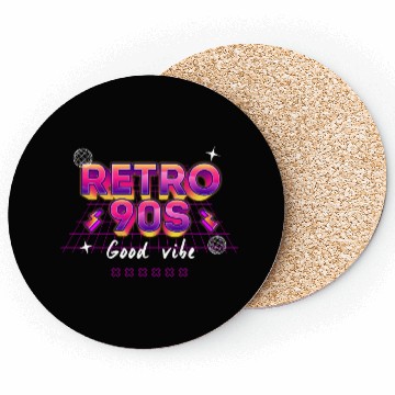 Discover 90s! - Synthwave/Retrowave/Vaporwave 90s Coasters