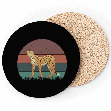 Discover Retro Cheetah Coasters