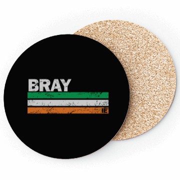 Discover Bray Ireland Flag Irish Pride Coasters