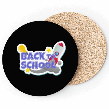 Discover Back to School Sticker Coasters