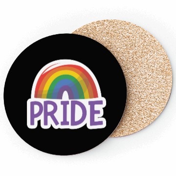 Discover Pride Month LGBTQ Sticker Coasters